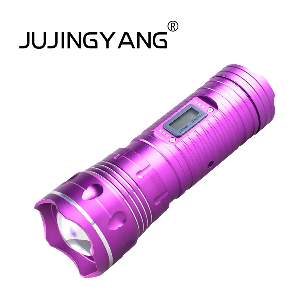 

Double light source fishing light LED waterproof flashlight adjustable focus torch light rechargeable flashlight with tripod