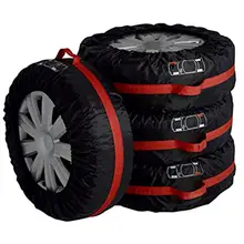 1/4Pcs Spare Tire Cover Case Polyester Winter and Summer Car Tire Storage Bags Auto Tyre Accessories Vehicle Wheel Protector Hot