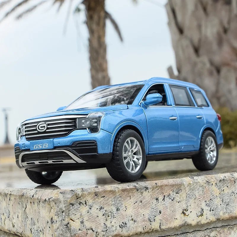 Новая австрийская модель Trumpchi GS8 сплав модель автомобиля детский звук и светильник воин оптом Игрушечная модель автомобиля