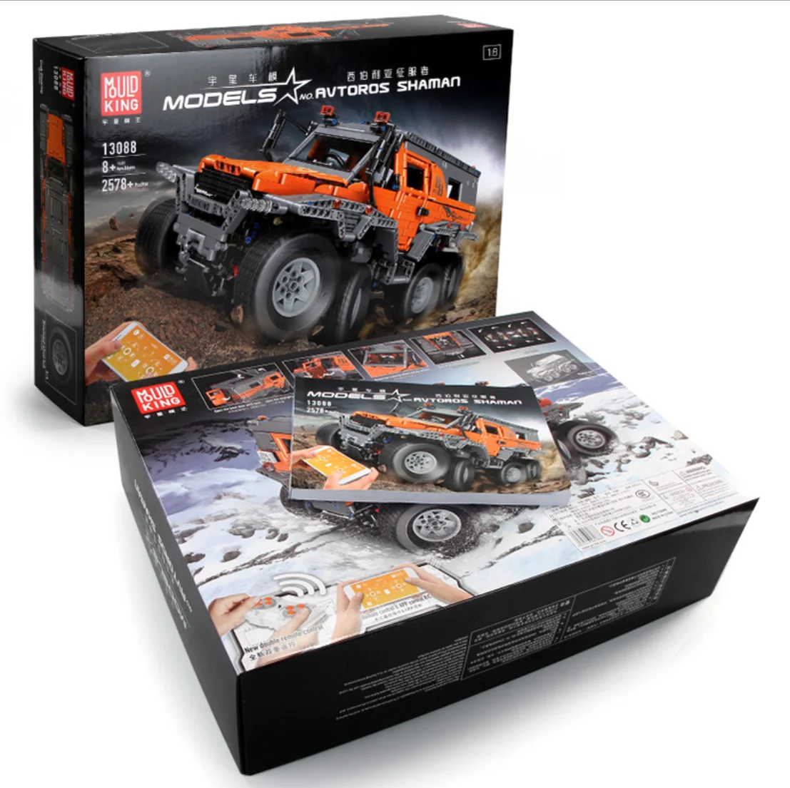 13088 приложение RC блоки Avtoros шаман 8x8 Совместимость 23011 Technic MOC 5630 Строительные