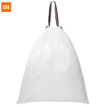 

Xiaomi Mijoy Strong Thicken Plastic Bag Auto Drawstring Trash Bag Kitchen Bedroom Bath Rubbish Garbage Bag For Smart Home Use