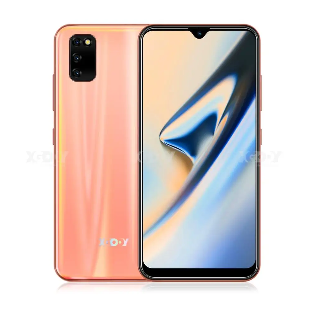 XGODY M30s 4G Смартфон Android 9,0 6," экран капли воды 3g 32G MTK6737 четырехъядерный 8 Мп 2850 мАч разблокировка лица ID мобильный телефон - Цвет: Orange