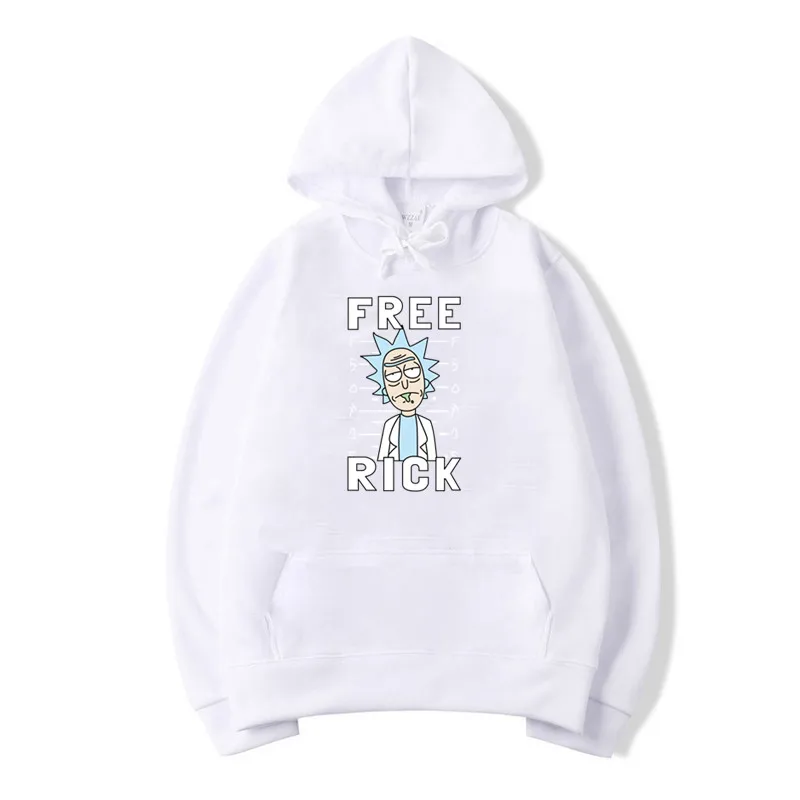 T38D-white Женские свитшоты Rick and Morty унисекс розовые толстовки забавное пальто женская кофта с капюшоном для девочек - Цвет: T38D-white