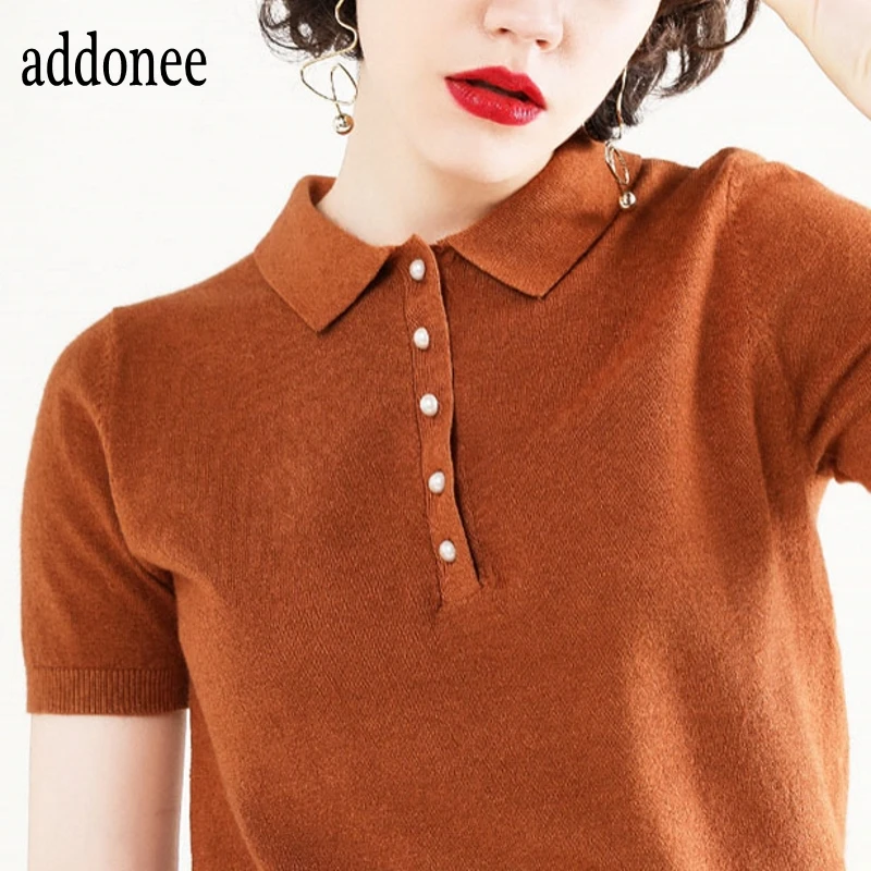polo button sweater