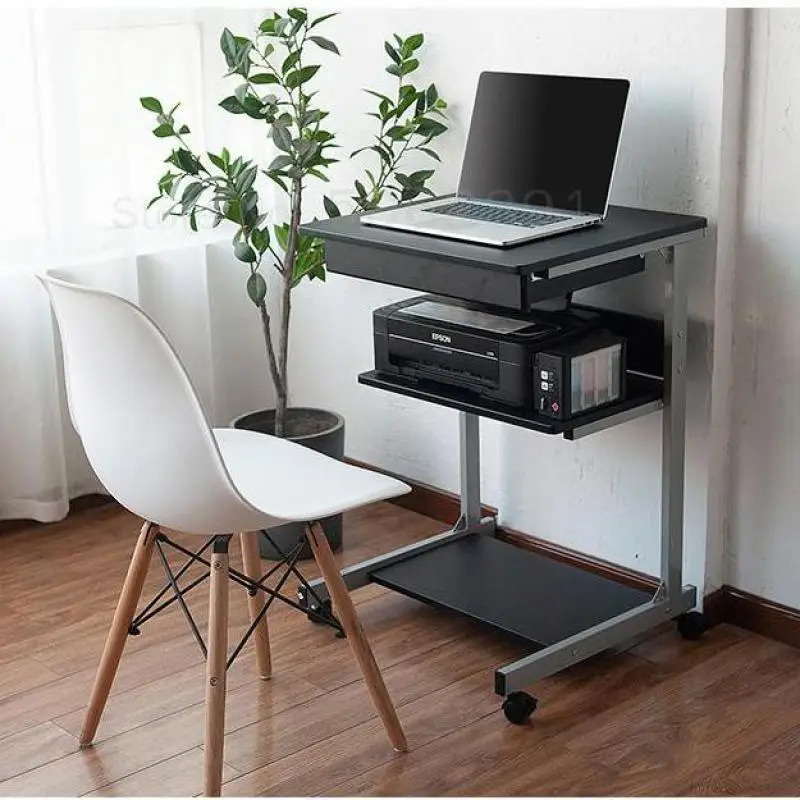 Небольшой бытовой передвижной компьютерный стол простой бытовой прикроватный столик для спальни одноместный мини-столик