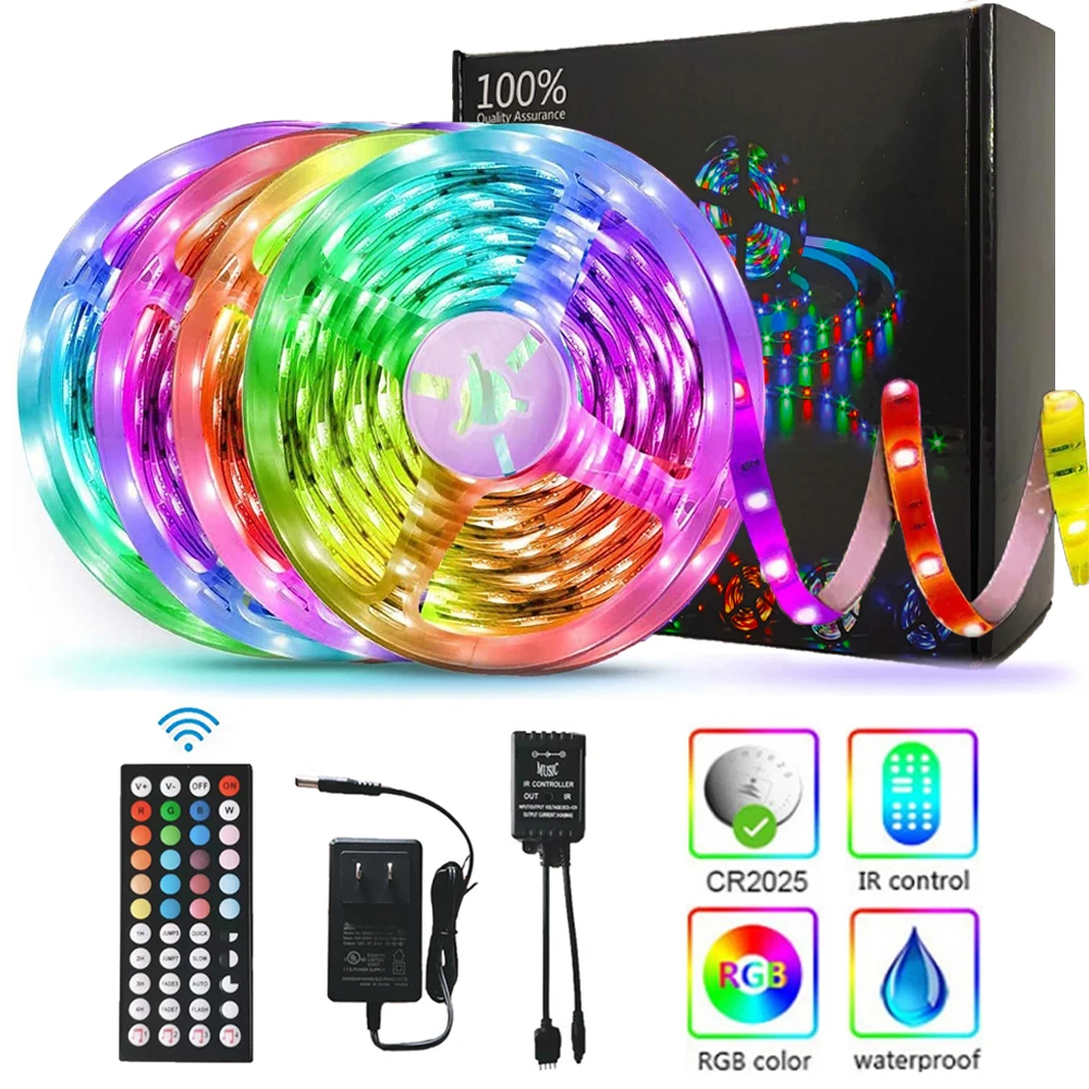 Светодиодная лента 5050 RGB с диодами 5 м | Лампы и освещение