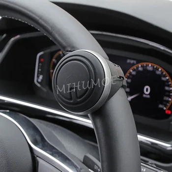 

Universal Car Truck Steering Wheel Assist Spinner Power Handle Knob Ball Black