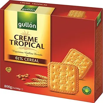 

Gullón Creme Tropical Biscuit 800 gr. - [Pack of 3]