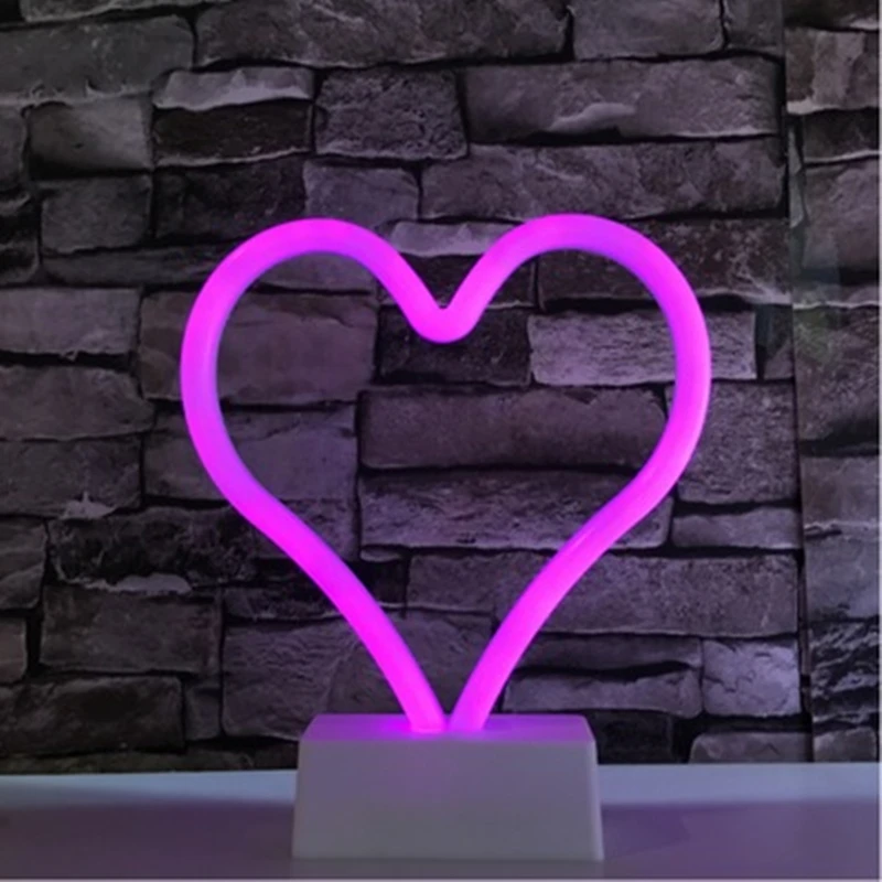 Светодиодный светильник для бара неоновый Декор настольная лампа персонализированные слова для магазина бар рекламный знак неоновый Топ свадебное украшение для дома любовь