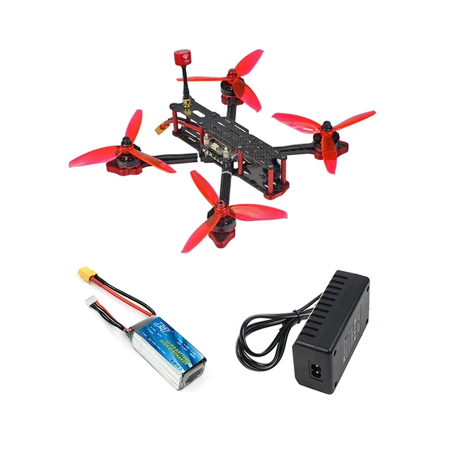 Three210 V2 FPV Racing Drone Quadcopter with Betaflight F4 Pro V2 Flight Controller Razer Micro 1200TVL Camera Jumper T-Pro TX 1