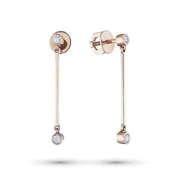 

Pusety red gold with diamonds e0201ps07183100