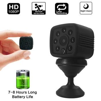 

1000 mAh Mini Camera 1080P Night Vision Camcorder Motion DVR Micro Camera Sport DV Built-in Battery Cam Baby Monitor PK SQ11 SQ1