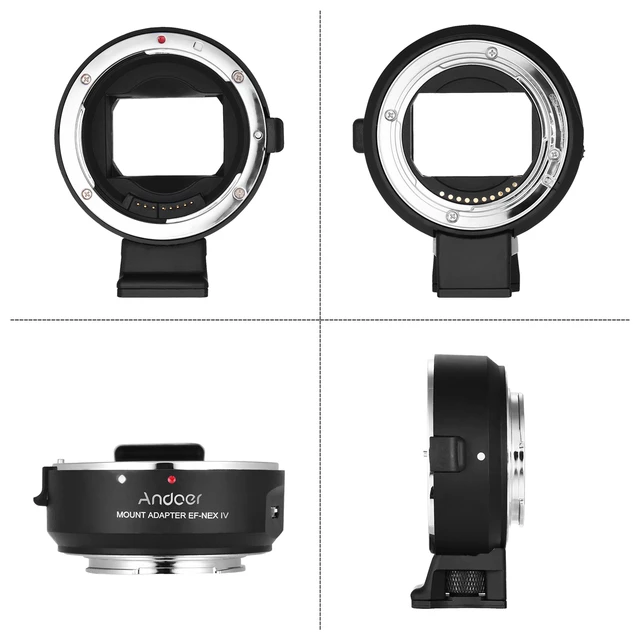 Andoer EF-NEX ivレンズマウントアダプターリング高速デジタルオート
