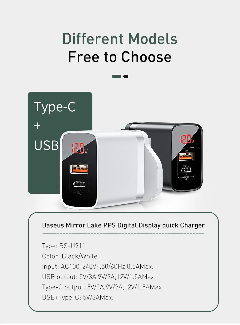 Baseus 18 Вт USB зарядное устройство для iPhone11 Pro Max Quick Charge 3,0 быстрое зарядное устройство для телефонов Великобритания настенное зарядное устройство AFC для Samsung Путешествия Великобритания вилка