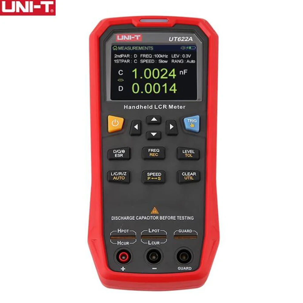 UNI-T UT622A UT622C UT622E Ручной LCR Цифровой мост частота индуктивность Сопротивление