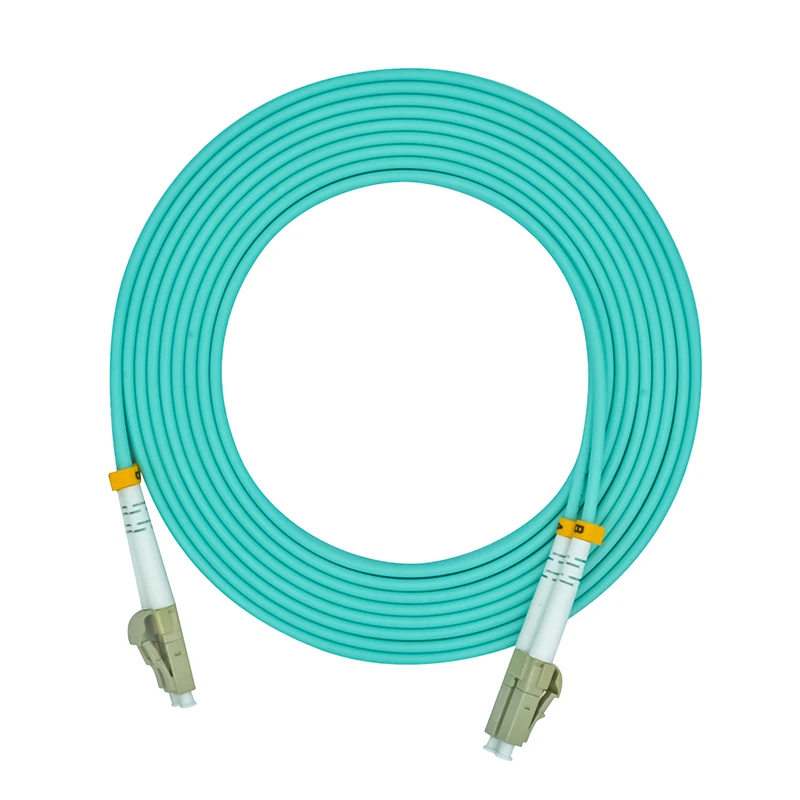 

3Meters LC to LC Duplex 10 Gigabit 50/125 LC/UPC Multimode Fiber Optical Cable OM3 Aqua 10GB,Patch Cord Jumper LC-LC