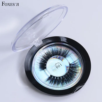 

FOXESJI 3D Silk Lashes False Eyelashes Dramatic Volume Fluffy Thick Fake Mink Lashes Makeup Eyelash Extension Silk Eyelashes