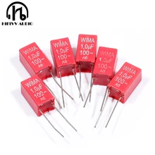 Оригинальные hifi радиальные пленочные конденсаторы WIMA MKS2 1 мкФ 100V 105/1U