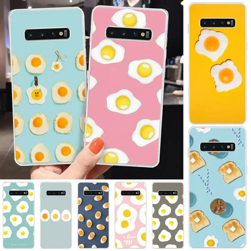 Viviana яйцо завтрак DIY Роскошный чехол для телефона Samsung S6 S7 S7edge S8 S8plus S9 S9plus S10 plus E |