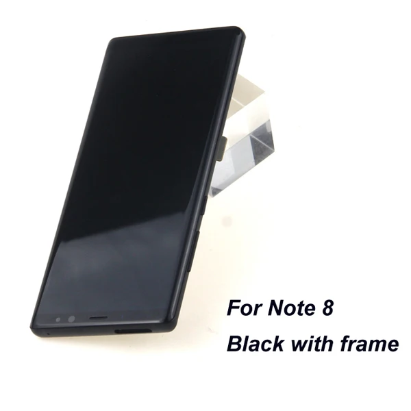 Black with Frame 6," Super AMOLED для samsung Galaxy Note 8 N950F ЖК-дисплей сенсорный экран дигитайзер ЖК-дисплей для Galaxy Note8 lcd - Цвет: Black with Frame