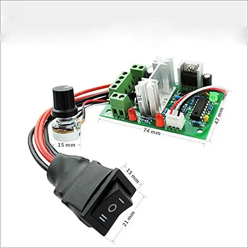 CCM2 DC мотор gobernador 10V12V24V30V прерыватель для marcha atras PWM DC контроллер 120 W