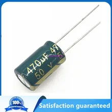 

20pcs/lot K38 high frequency low impedance 50V 470UF aluminum electrolytic capacitor size 10*17 470UF 50V 20%