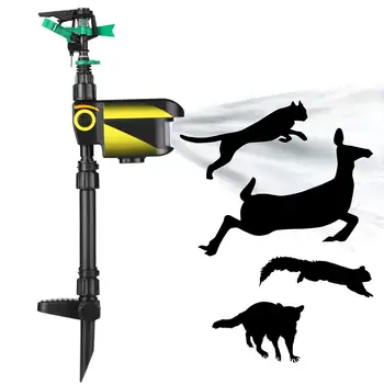 

Solar Powered Motion Activated Animal Bird Mouse Repellent Garden Lawn Sprinkler