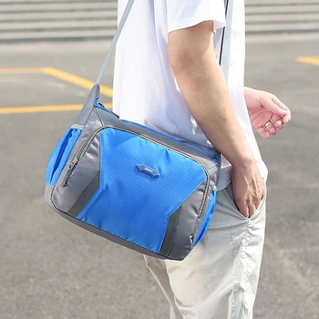 

Men Women Nylon Waterproof Large solid color Capacity Shoulder Messenger Crossbody Bags sacoche femme