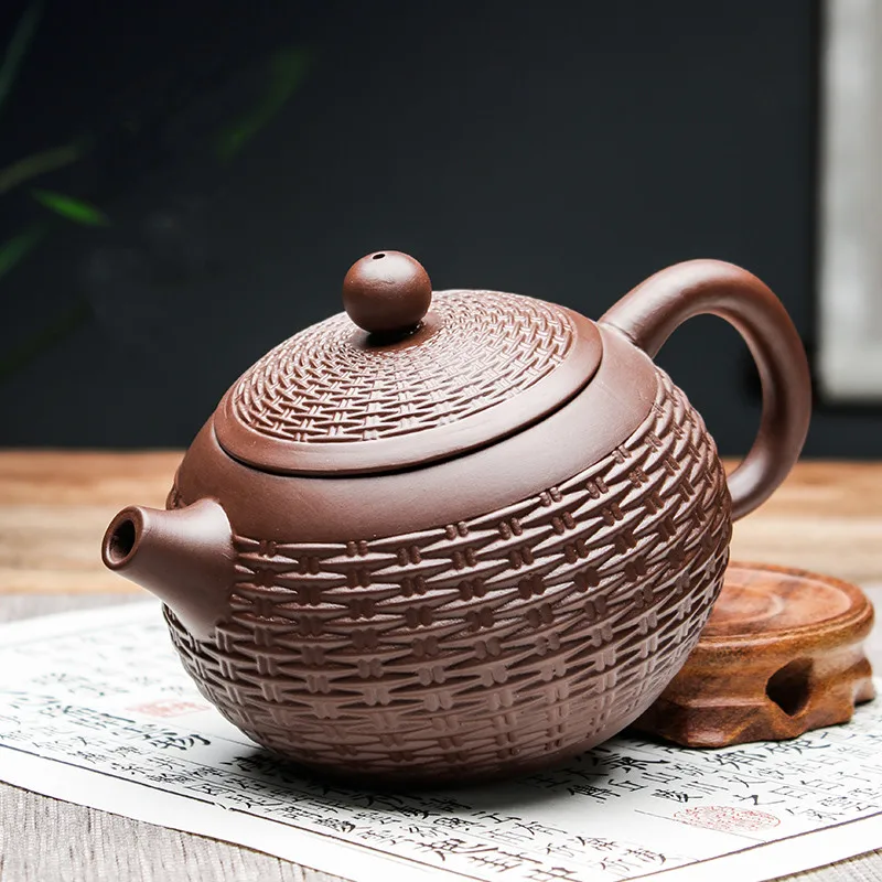 Raw minério Handmade Tea Set, Drinkware Autêntico, Chaleira De Beleza Chinesa