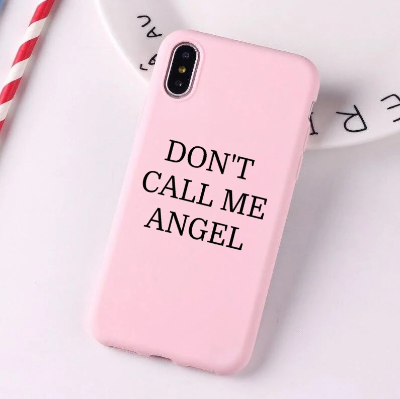 Ариана Гранде Don't Call Me Ангел Цветной Мягкий силиконовый чехол для iPhone 6/6s, i11 pro7/8, 7 Plus/8 Plus, X, K, XS, XR, XSMax