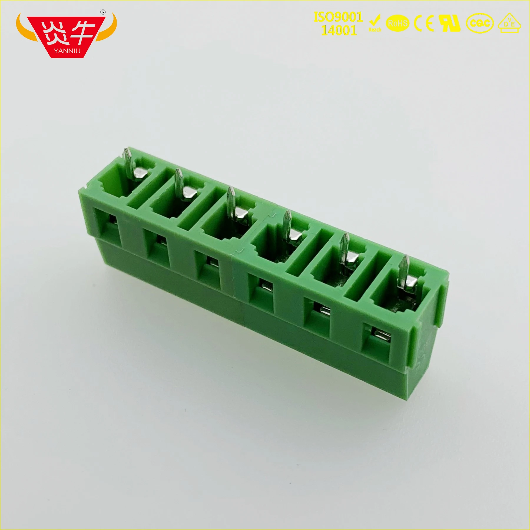 KF128 7,5 мм 2PIN печатной платы Универсальный Винтовые клеммы DG500 KF128-7.5-2P GMKDS 1,5/2-7,5-1717020 PHOENIX CONTACT YANNIU