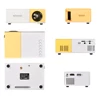 Salange YG300 Pro Projector LED 800 lumens 3.5mm Audio 320x240 Pixels HDMI USB Mini Projector Home Media Player ► Photo 3/6