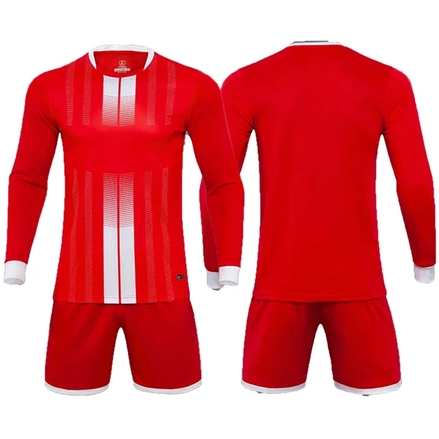Индивидуальные футбольные майки для взрослых и детей; Униформа; Спортивный костюм для мальчиков и девочек; комплекты футбольной одежды; Бесплатные футбольные щитки; носки - Цвет: blank red
