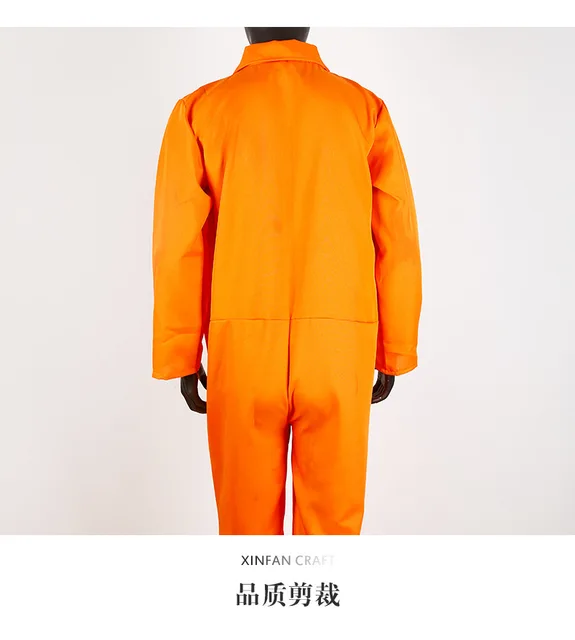 Men's Prisoner Costume Escaped Prisoner 
