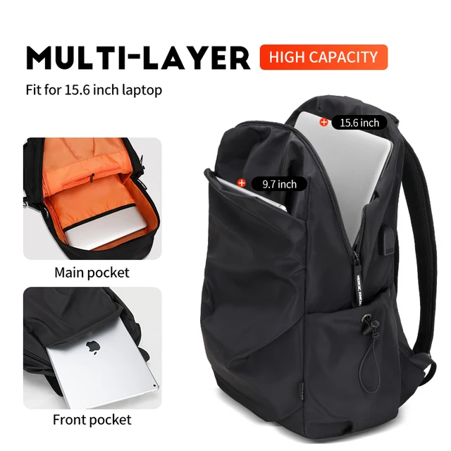 Heroic Knight Men Fashion Backpack 15.6inch Laptop Backpack   4