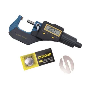 

0.001mm Electronic Outside Micrometer 0-25mm With Extra Large LCD Screen Digital Micrometer Electronic Digital Caliper Gauge