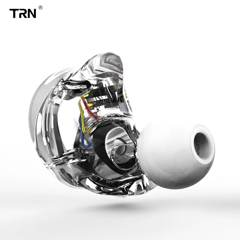 TRN V10 2DD+ 2BA гибридные наушники HiFi наушники в ухо 8 драйвер спортивные наушники для бега с микрофоном супер бас MMCX наушники