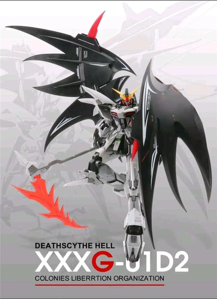 Супер NOVA MG 1/100 Deathscythe Hell XXG-01D2 мобильный Костюм Аниме экшн-фигурка пластиковая