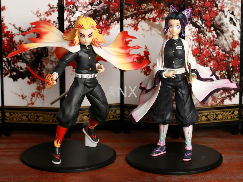 

17CM Demon Slayer Rengoku Kyoujurou Kochou Shinobu PVC Figure Japan Action Anime Model Toys Model Toys Collection Doll Gifts
