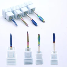 Керамический сверло для ногтей карбид фреза для электрического маникюрного станка Машинка для педикюра аксессуар удаление лака для ногтей