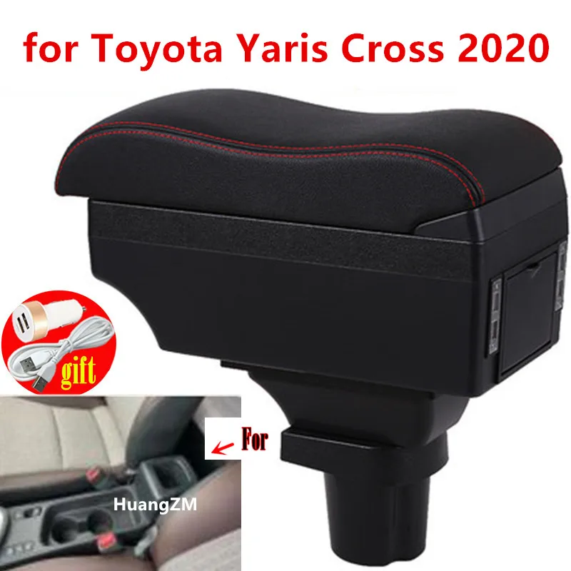 ForToyotaYarisCrossArmrestbox202020212022InteriorPartsRetrofitCarArmrestCenter