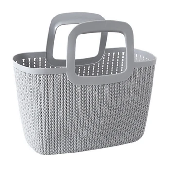 

Multifunctional Portable Storage Basket Bathroom Bath Debris Storage Basket