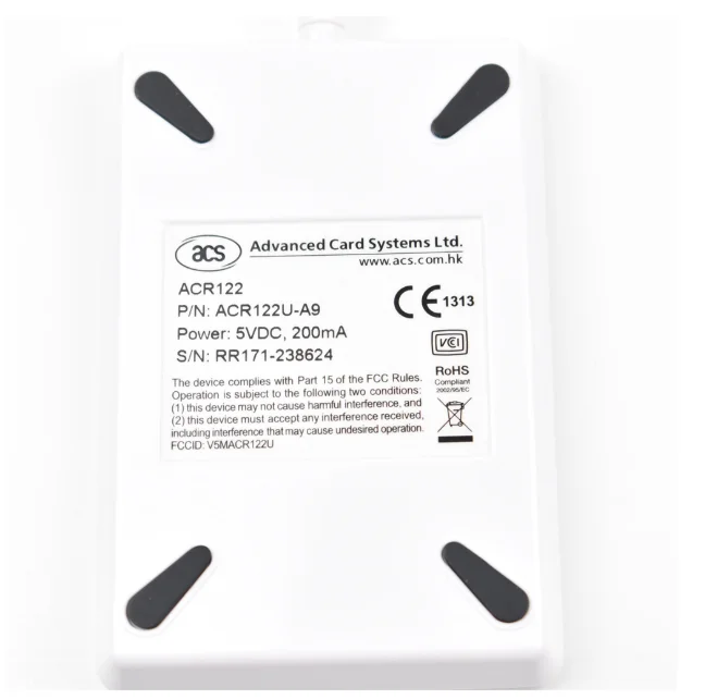 USB ACR122U-A9 NFC Reader Writer duplicator RFID Smart Card + 5pcs UID changeable Cards + 5pcs UID keyfob +1 SDK CD