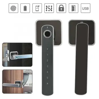 

Intelligent Semiconductor Active Fingerprint Password Door Lock Aluminum Alloy Fingerprint Door Lock