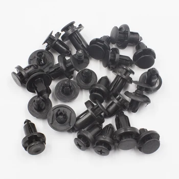 

100pcs Auto Car Trunk Cover Shield Plastic Rivet Retainer Push in 6x6.7mm Hole Retaining Clip Fastener Trim Panel