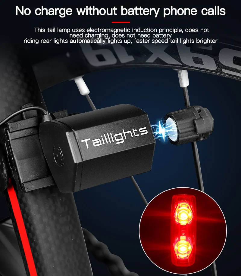 Bike Lights Induction Induction Bike Led
