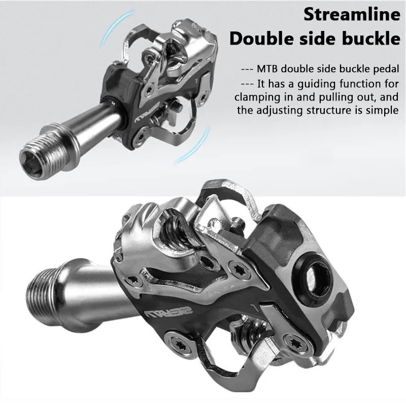 Original Sealed Bearing Cycling Road Bike MTB Bike Ultralight Pedals Die Casting Aluminum Pedals Bicycle Parts 2 Colors Drop