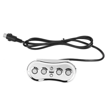 

5 Pin Straight Head 6-Button Sofa Motor Lifting Hand Controller with USB Charging Port