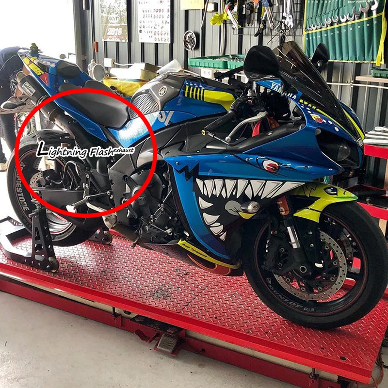 Mid Pipe for Yamaha R1 YZFR1 20092014 Motorcycle Exhaust Pipe Delete