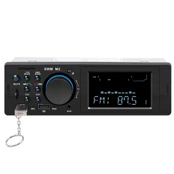

Car Stereo 1 Din MP3 PlayerFM Music Player Bluetooth Music Radio 4.0 TF AUX Dual USB Charging for iOS / Android Host SWM M2